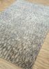 pansy ivory wool and bamboo silk hand knotted Rug - FoldShot