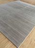 manifest grey and black wool and bamboo silk hand knotted Rug - FoldShot manifest grey and black wool and bamboo silk hand knotted Rug - FoldShot
