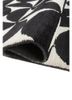 aprezo grey and black wool hand knotted Rug - FoldShot aprezo grey and black wool hand knotted Rug - FoldShot