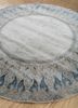 woven gems grey and black silk hand knotted Rug - FoldShot woven gems grey and black silk hand knotted Rug - FoldShot