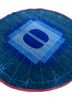 brahmaand blue wool hand knotted Rug - FoldShot