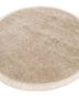 gulmarg grey and black silk hand knotted Rug - FoldShot