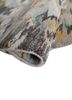 manchaha grey and black wool and bamboo silk hand knotted Rug - FoldShot