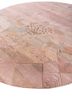 manchaha pink and purple wool and bamboo silk hand knotted Rug - FoldShot