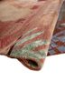 manchaha red and orange wool and bamboo silk hand knotted Rug - FoldShot