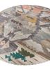 freedom manchaha grey and black wool and bamboo silk hand knotted Rug - FoldShot freedom manchaha grey and black wool and bamboo silk hand knotted Rug - FoldShot