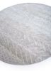 manchaha ivory wool and silk hand knotted Rug - FoldShot manchaha ivory wool and silk hand knotted Rug - FoldShot