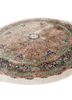 gulmarg pink and purple silk hand knotted Rug - FoldShot gulmarg pink and purple silk hand knotted Rug - FoldShot