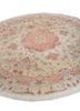 aalam pink and purple wool and silk hand knotted Rug - FoldShot aalam pink and purple wool and silk hand knotted Rug - FoldShot