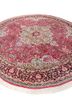 gulmarg red and orange silk hand knotted Rug - FoldShot