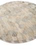 manifest blue afghan wool hand knotted Rug - FoldShot
