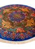 gulmarg blue silk hand knotted Rug - FoldShot