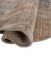 unstring by kavi grey and black wool and bamboo silk hand knotted Rug - FoldShot unstring by kavi grey and black wool and bamboo silk hand knotted Rug - FoldShot