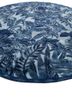 aurelia blue wool and viscose hand tufted Rug - FoldShot