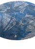 aurelia blue wool and viscose hand tufted Rug - FoldShot