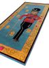 majnun blue wool and silk hand knotted Rug - FoldShot majnun blue wool and silk hand knotted Rug - FoldShot