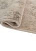 aprezo grey and black wool and bamboo silk hand knotted Rug - FoldShot