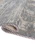 chaos theory by kavi grey and black wool and bamboo silk hand knotted Rug - FoldShot chaos theory by kavi grey and black wool and bamboo silk hand knotted Rug - FoldShot