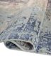 aprezo blue wool and bamboo silk hand knotted Rug - FoldShot aprezo blue wool and bamboo silk hand knotted Rug - FoldShot