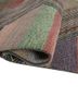 manchaha grey and black wool and bamboo silk hand knotted Rug - FoldShot manchaha grey and black wool and bamboo silk hand knotted Rug - FoldShot