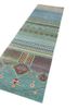 manchaha blue wool and bamboo silk hand knotted Rug - FoldShot manchaha blue wool and bamboo silk hand knotted Rug - FoldShot