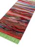 manchaha red and orange wool and bamboo silk hand knotted Rug - FoldShot manchaha red and orange wool and bamboo silk hand knotted Rug - FoldShot