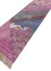 manchaha pink and purple wool and bamboo silk hand knotted Rug - FoldShot manchaha pink and purple wool and bamboo silk hand knotted Rug - FoldShot