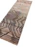 manchaha red and orange wool and bamboo silk hand knotted Rug - FoldShot