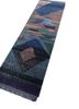 manchaha blue wool and bamboo silk hand knotted Rug - FoldShot