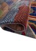 manchaha blue wool and bamboo silk hand knotted Rug - FoldShot manchaha blue wool and bamboo silk hand knotted Rug - FoldShot