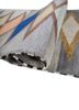 freedom manchaha blue wool and bamboo silk hand knotted Rug - FoldShot freedom manchaha blue wool and bamboo silk hand knotted Rug - FoldShot