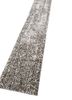 uvenuti grey and black wool and bamboo silk hand knotted Rug - FoldShot uvenuti grey and black wool and bamboo silk hand knotted Rug - FoldShot