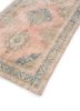 vintage pink and purple wool hand knotted Rug - FoldShot