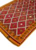 nuray red and orange wool hand knotted Rug - FoldShot