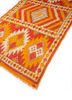 nuray red and orange wool hand knotted Rug - FoldShot nuray red and orange wool hand knotted Rug - FoldShot