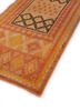 kiaan red and orange wool hand knotted Rug - FoldShot kiaan red and orange wool hand knotted Rug - FoldShot