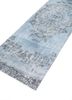 vintage blue wool hand knotted Rug - FoldShot