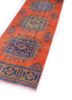vintage red and orange wool hand knotted Rug - FoldShot vintage red and orange wool hand knotted Rug - FoldShot