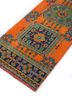 vintage red and orange wool hand knotted Rug - FoldShot vintage red and orange wool hand knotted Rug - FoldShot