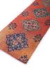 vintage red and orange wool hand knotted Rug - FoldShot vintage red and orange wool hand knotted Rug - FoldShot