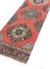 vintage red and orange wool hand knotted Rug - FoldShot vintage red and orange wool hand knotted Rug - FoldShot