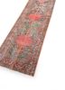 vintage red and orange wool hand knotted Rug - FoldShot vintage red and orange wool hand knotted Rug - FoldShot