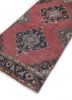 vintage red and orange wool hand knotted Rug - FoldShot vintage red and orange wool hand knotted Rug - FoldShot