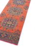 vintage red and orange wool hand knotted Rug - FoldShot vintage red and orange wool hand knotted Rug - FoldShot