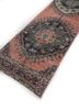 vintage red and orange wool hand knotted Rug - FoldShot vintage red and orange wool hand knotted Rug - FoldShot