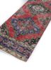 vintage red and orange wool hand knotted Rug - FoldShot vintage red and orange wool hand knotted Rug - FoldShot