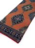vintage red and orange wool hand knotted Rug - FoldShot