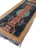 nuray grey and black wool hand knotted Rug - FoldShot