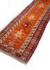 nuray red and orange wool hand knotted Rug - FoldShot