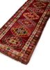 nuray red and orange wool hand knotted Rug - FoldShot
